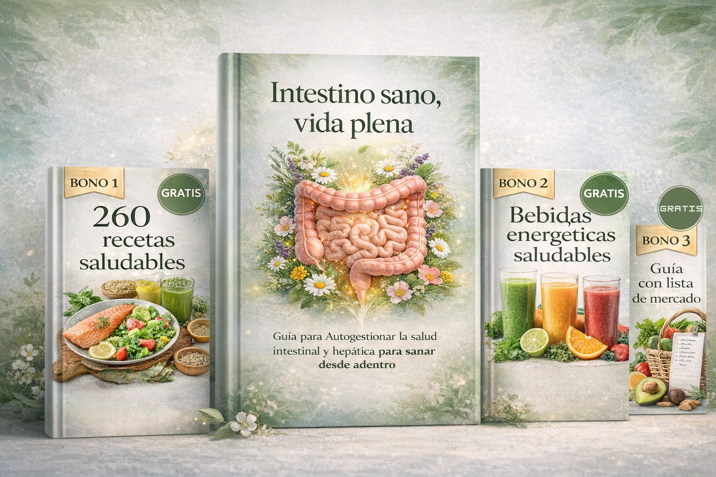 EBOOK "INTESTINO SANO, VIDA PLENA" +3 BONUS DE REGALO