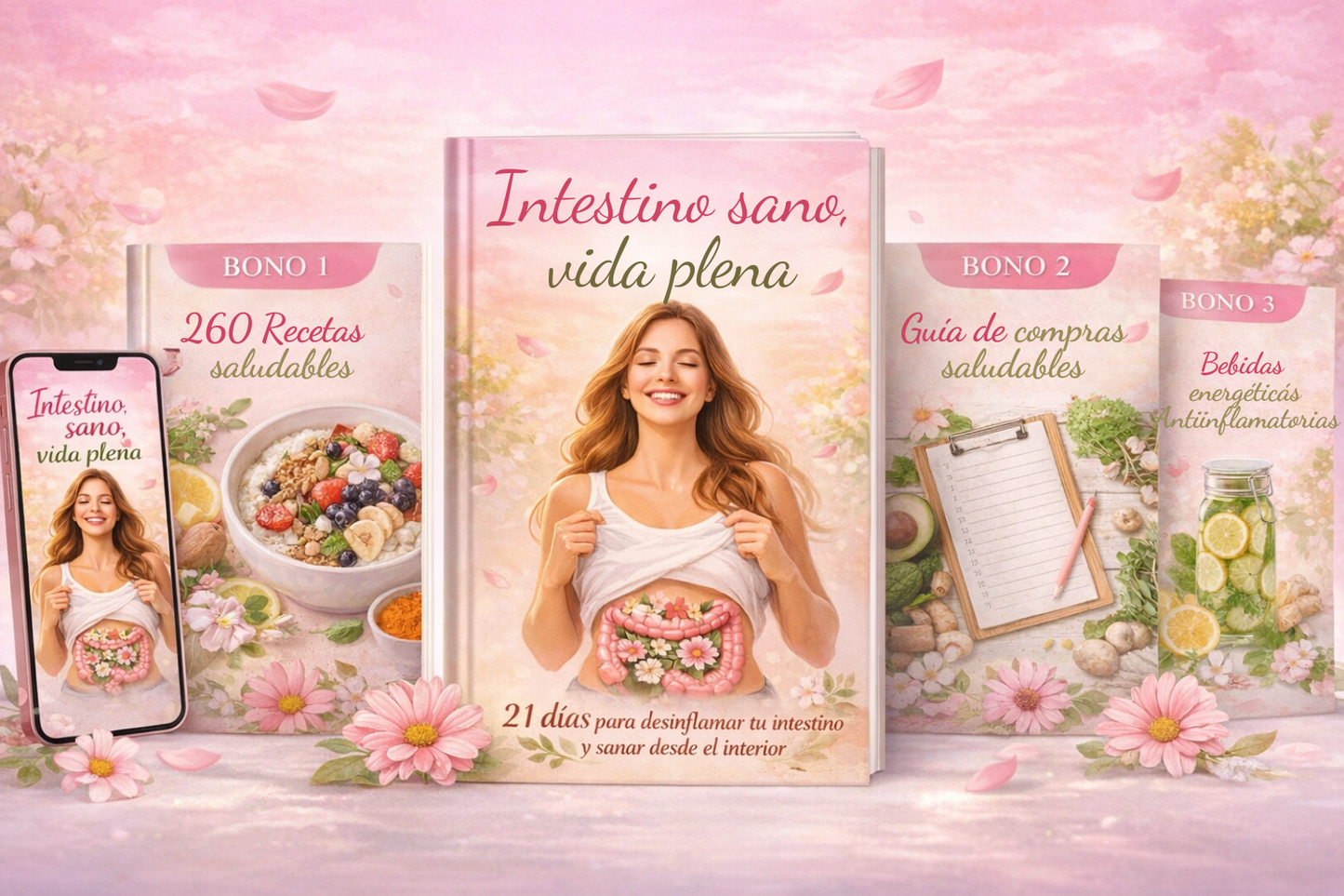 Programa integral "Intestino sano, vida plena" +3 bonus de regalo ( PDF)
